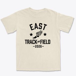 East Elementary School Track and Field Premium Heavyweight T-shirt