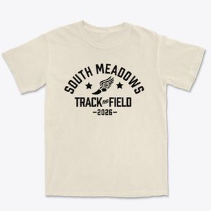 South Meadows Middle School Track and Field Premium Heavyweight T-shirt