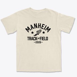 Manheim Elementary School Track and Field Premium Heavyweight T-shirt