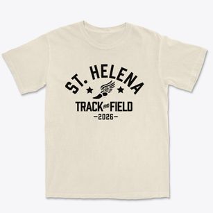 Saint Helena School Track and Field Premium Heavyweight T-shirt