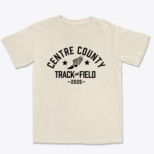 Centre County Christian Academy Track and Field Premium Heavyweight T-shirt