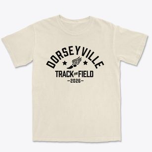 Dorseyville Middle School Track and Field Premium Heavyweight T-shirt