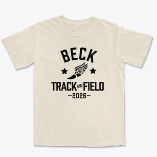 Beck Middle School Track and Field Premium Heavyweight T-shirt
