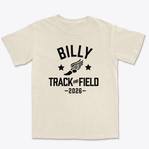 Billy Primary Track and Field Premium Heavyweight T-shirt