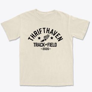 Thrifthaven Baptist Academy Track and Field Premium Heavyweight T-shirt
