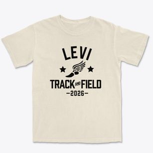 Levi Elementary School Track and Field Premium Heavyweight T-shirt