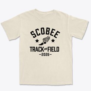 Francis Scobee Junior High School Track and Field Premium Heavyweight T-shirt