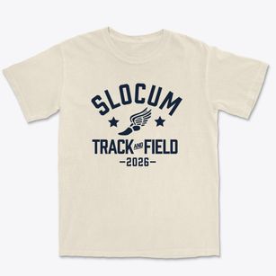 Slocum High School Track and Field Premium Heavyweight T-shirt
