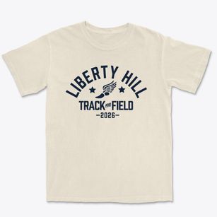 Liberty Hill Middle School Track and Field Premium Heavyweight T-shirt