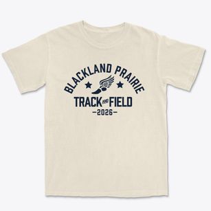 Blackland Prairie Elementary School Track and Field Premium Heavyweight T-shirt