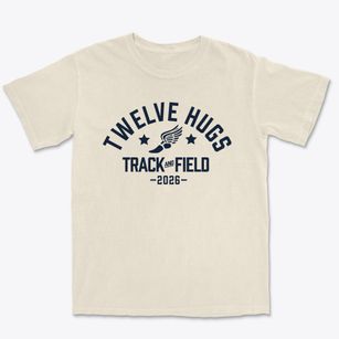 Twelve Hugs Children Center Track and Field Premium Heavyweight T-shirt
