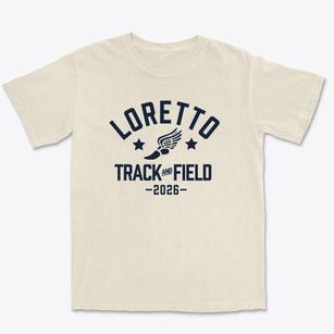 Loretto High School Track and Field Premium Heavyweight T-shirt