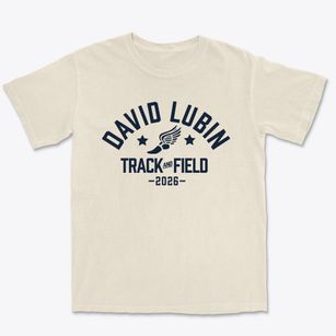 David Lubin Elementary School Track and Field Premium Heavyweight T-shirt