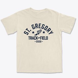 St Gregory Track and Field Premium Heavyweight T-shirt