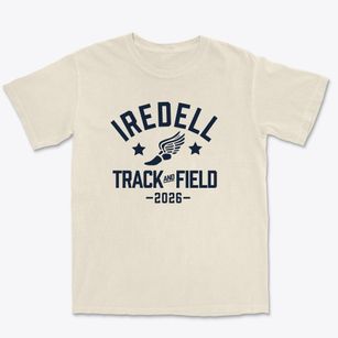 Iredell School Track and Field Premium Heavyweight T-shirt