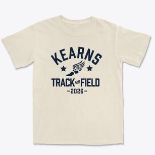 Kearns Junior High School Track and Field Premium Heavyweight T-shirt
