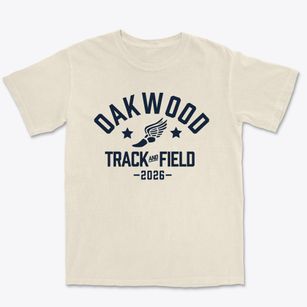 Oakwood Elementary School Track and Field Premium Heavyweight T-shirt
