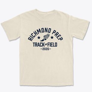 Richmond Prep Christian Academy Track and Field Premium Heavyweight T-shirt