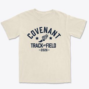 Covenant Christian School Track and Field Premium Heavyweight T-shirt