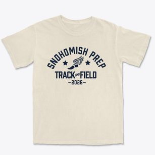 Snohomish Prep School Track and Field Premium Heavyweight T-shirt