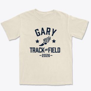 Gary High School Track and Field Premium Heavyweight T-shirt