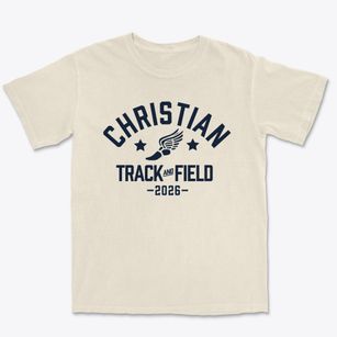 Christian Elementary School Track and Field Premium Heavyweight T-shirt
