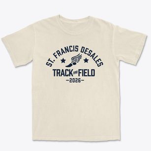 Saint Francis Desales School Track and Field Premium Heavyweight T-shirt