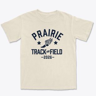 Prairie Center Elementary School Track and Field Premium Heavyweight T-shirt