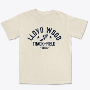 Lloyd Wood Middle School Track and Field Premium Heavyweight T-shirt