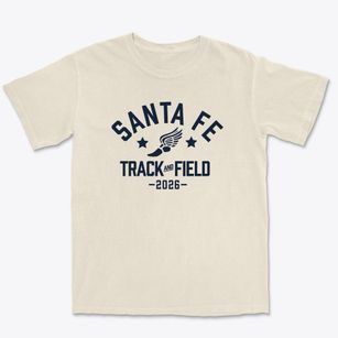 Santa Fe High School Track and Field Premium Heavyweight T-shirt