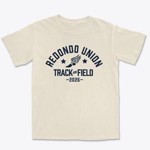 Redondo Union High School Track and Field Premium Heavyweight T-shirt