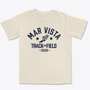 Mar Vista Middle School Track and Field Premium Heavyweight T-shirt