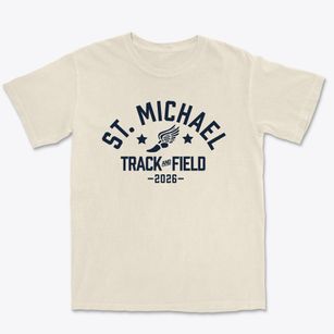 St. Michael Academy Track and Field Premium Heavyweight T-shirt