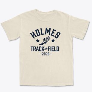 Holmes Elementary School Track and Field Premium Heavyweight T-shirt