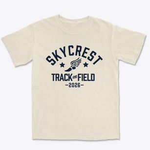 Skycrest Elementary School Track and Field Premium Heavyweight T-shirt