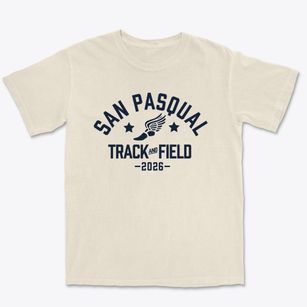 San Pasqual High School Track and Field Premium Heavyweight T-shirt