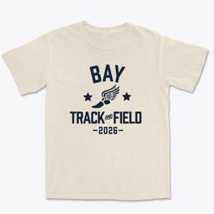 Bay Elementary School Track and Field Premium Heavyweight T-shirt