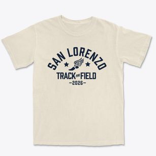 San Lorenzo High School Track and Field Premium Heavyweight T-shirt