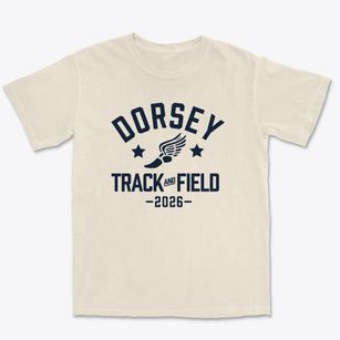 Dorsey High School Track and Field Premium Heavyweight T-shirt