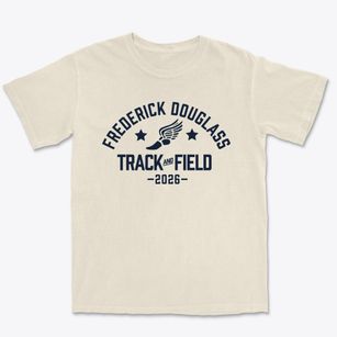 Frederick Douglass Academy High School Track and Field Premium Heavyweight T-shirt
