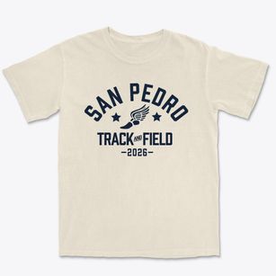 San Pedro Elementary School Track and Field Premium Heavyweight T-shirt