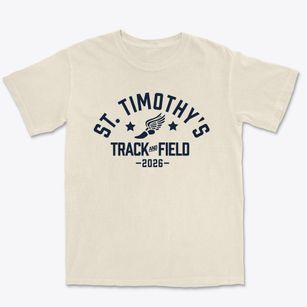 Saint Timothy's Episcopal Day School Track and Field Premium Heavyweight T-shirt