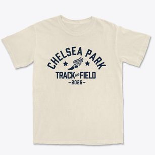 Chelsea Park Elementary Track and Field Premium Heavyweight T-shirt