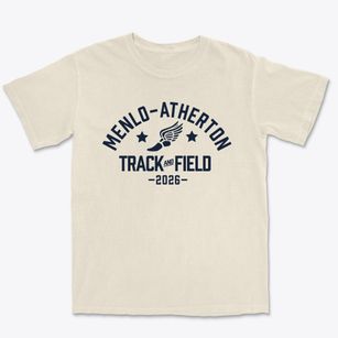 Menlo-atherton High School Track and Field Premium Heavyweight T-shirt