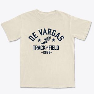 De Vargas Elementary School Track and Field Premium Heavyweight T-shirt