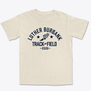 Luther Burbank Elementary School Track and Field Premium Heavyweight T-shirt