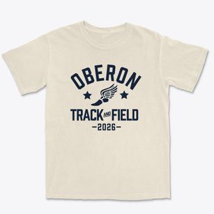 Oberon Middle School Track and Field Premium Heavyweight T-shirt