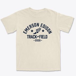 Emerson Edison Junior Academy Track and Field Premium Heavyweight T-shirt