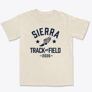 Sierra High School Track and Field Premium Heavyweight T-shirt