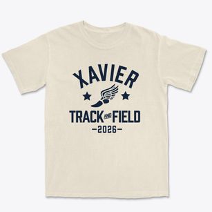 Xavier High School Track and Field Premium Heavyweight T-shirt
